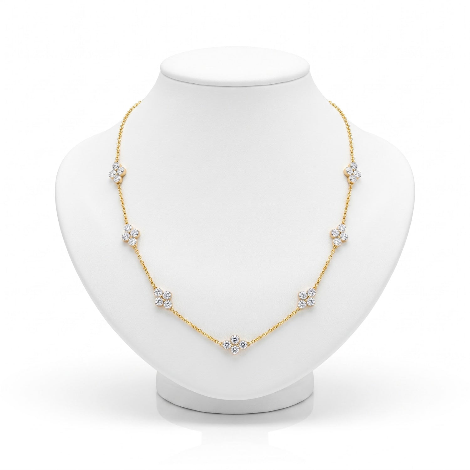 Fresh Fleur Lab Grown Diamond Necklace