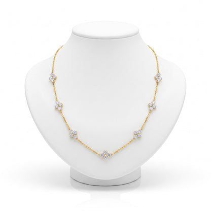 Fresh Fleur Lab Grown Diamond Necklace