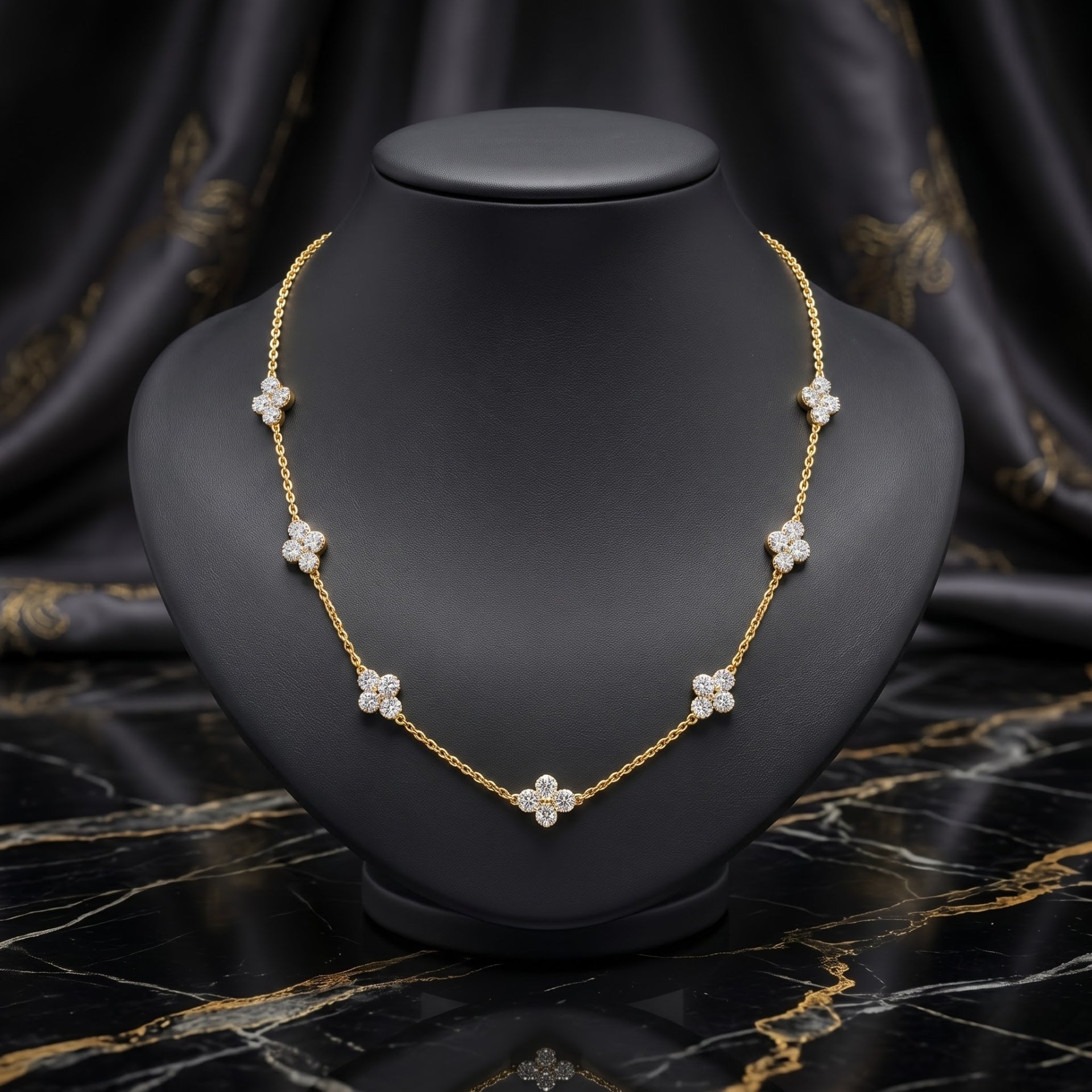 Fresh Fleur Lab Grown Diamond Necklace