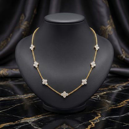 Fresh Fleur Lab Grown Diamond Necklace