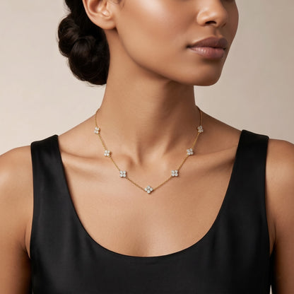 Fresh Fleur Lab Grown Diamond Necklace