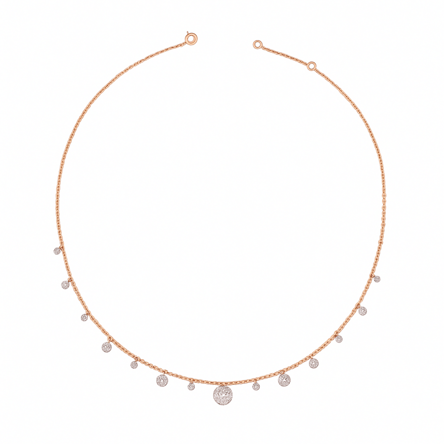 Glimmer Dot Lab Grown Diamond Necklace