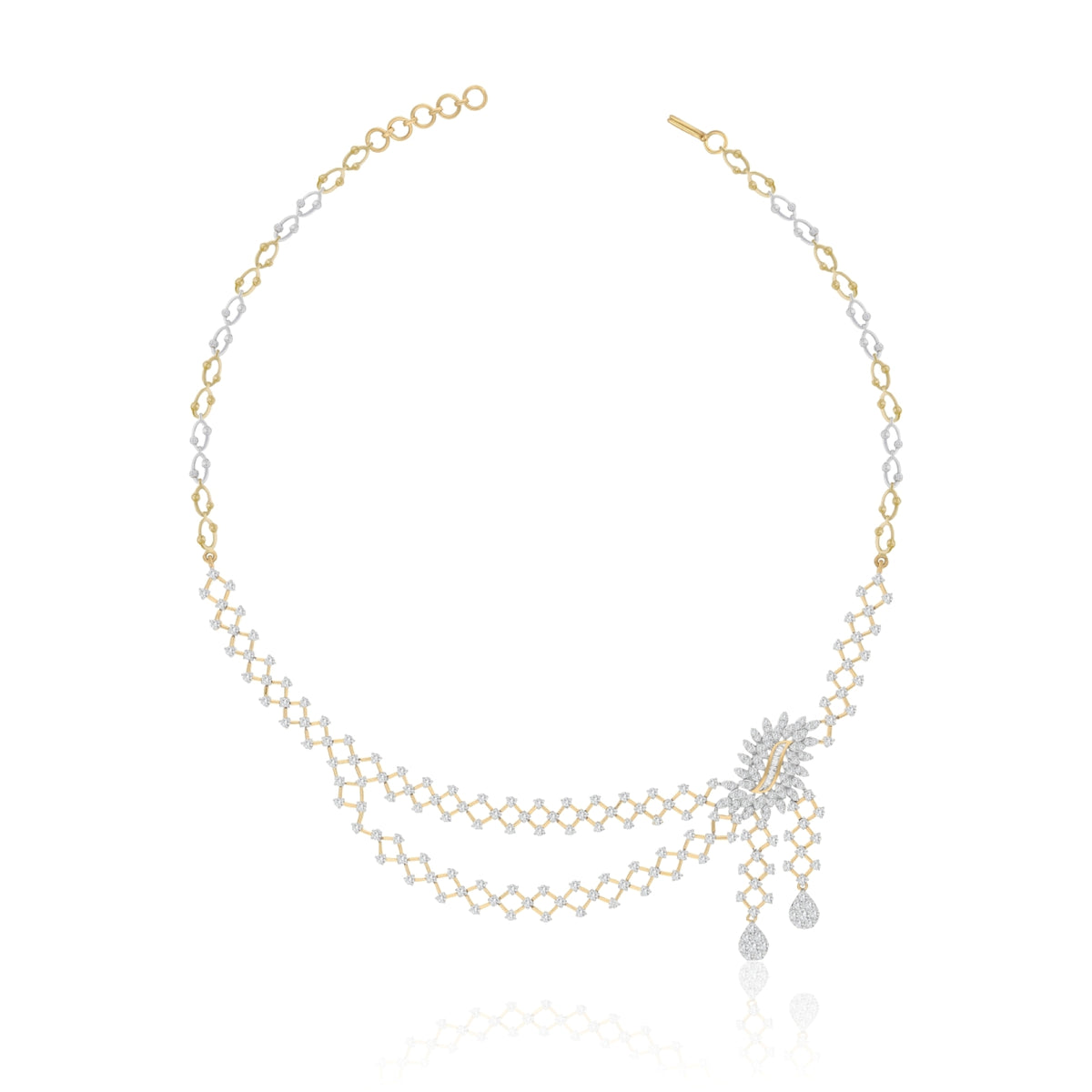 Sunspire Linked Lab Grown Diamond Necklace