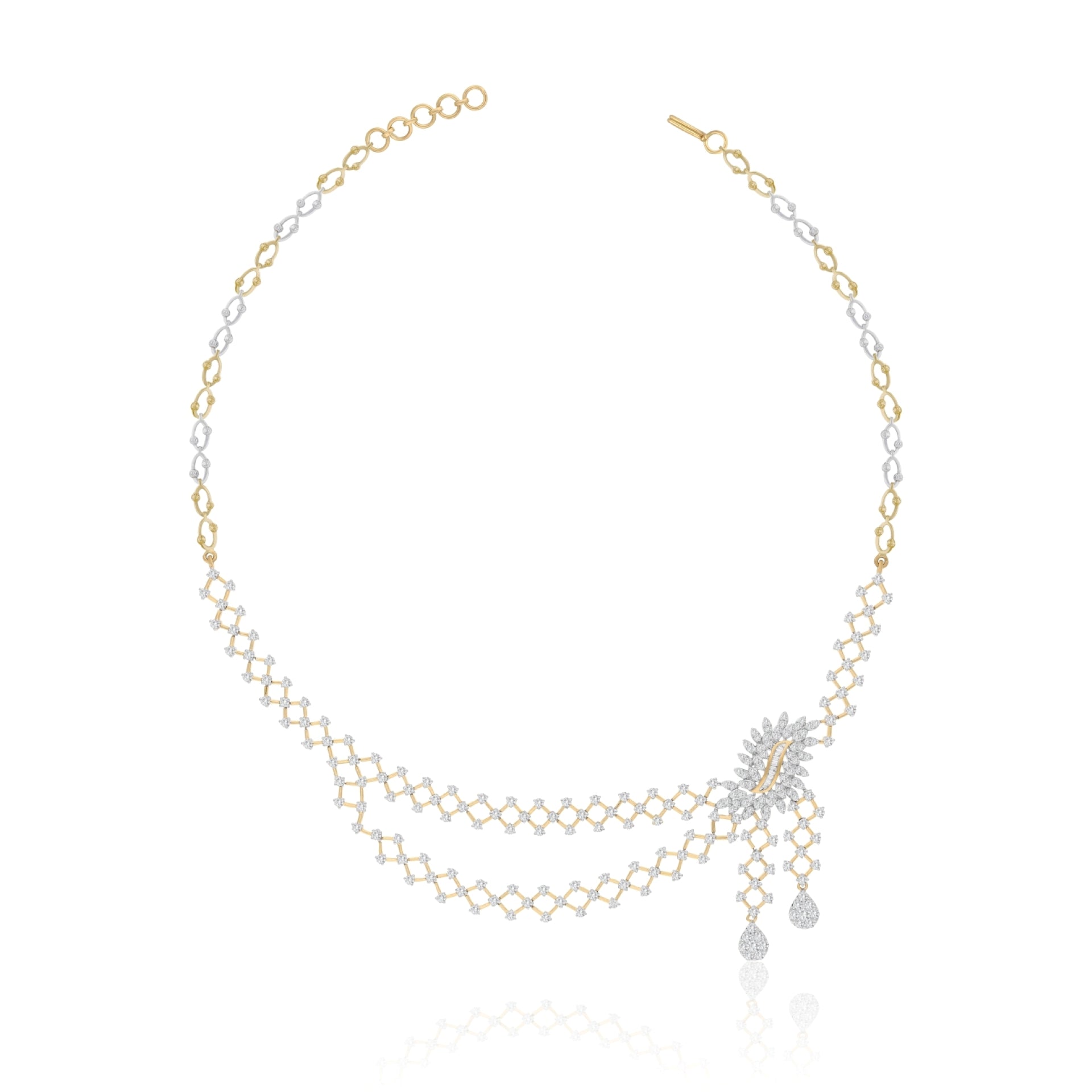 Sunspire Linked Lab Grown Diamond Necklace
