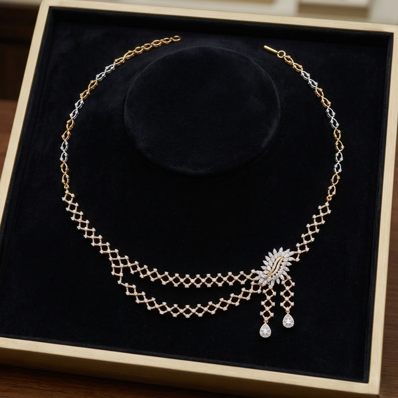 Sunspire Linked Lab Grown Diamond Necklace