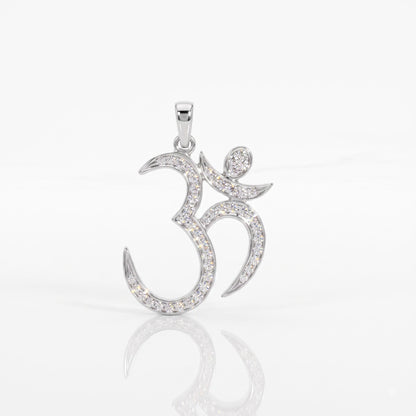 Divine Om Lab Grown Diamond Pendant