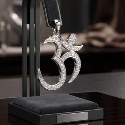 Divine Om Lab Grown Diamond Pendant