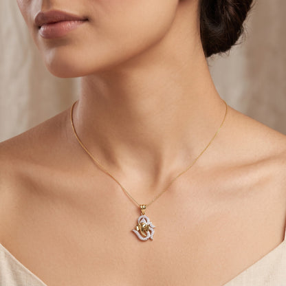 Vigneshwara Lab Grown Diamond Pendant