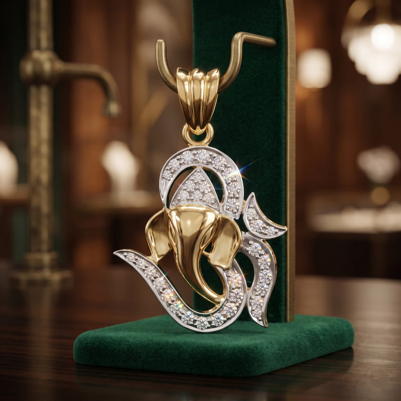 Vigneshwara Lab Grown Diamond Pendant