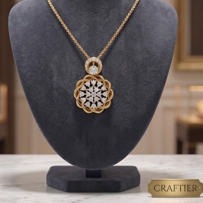 Enchanted Bloom Lab Grown Diamond Pendant
