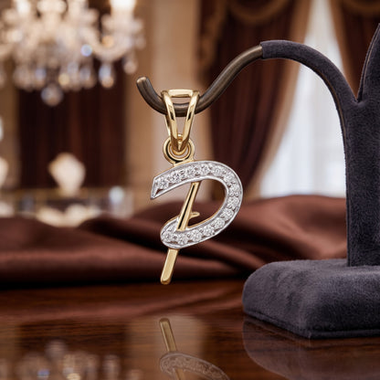 Signature "P" Lab Grown Diamond Pendant