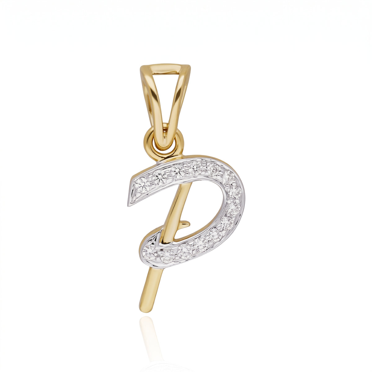 Signature "P" Lab Grown Diamond Pendant
