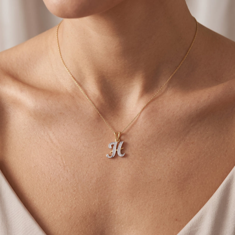 Signature "H" Lab Grown Diamond Pendant