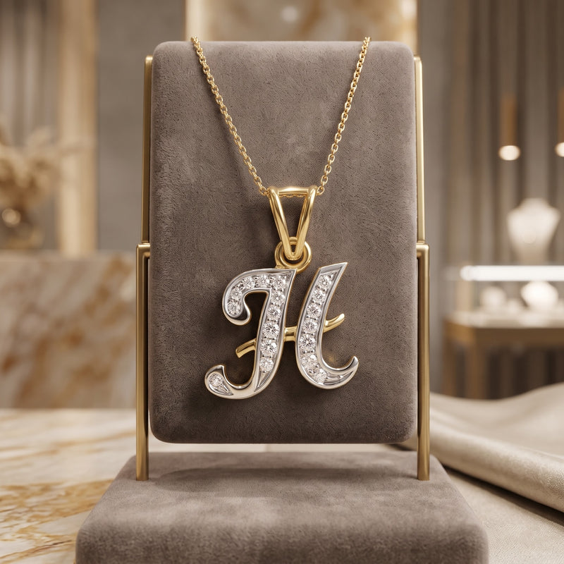 Signature "H" Lab Grown Diamond Pendant