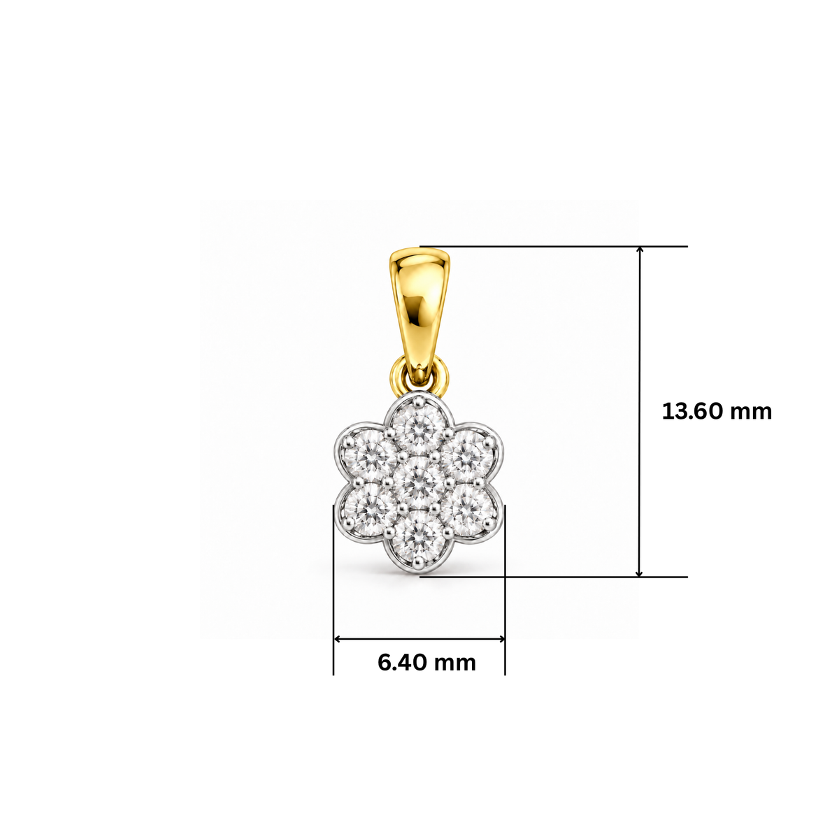 Aethel Bloom Lab Grown Diamond Pendant