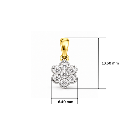 Aethel Bloom Lab Grown Diamond Pendant