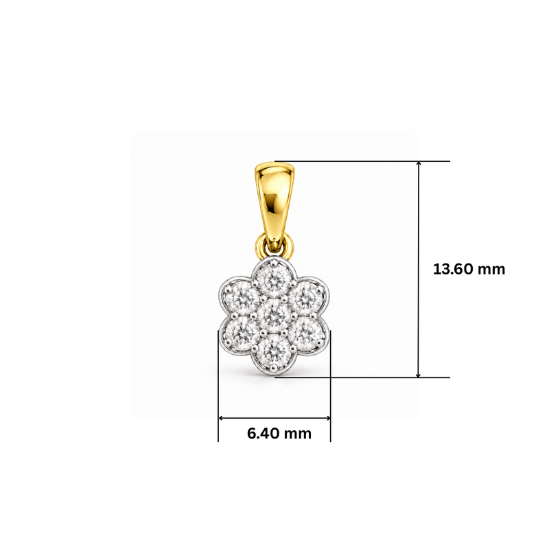 Aethel Bloom Lab Grown Diamond Pendant