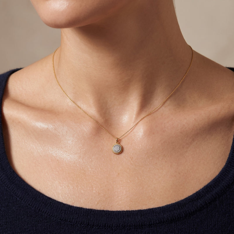 Starburst Charm Lab Grown Diamond Pendant