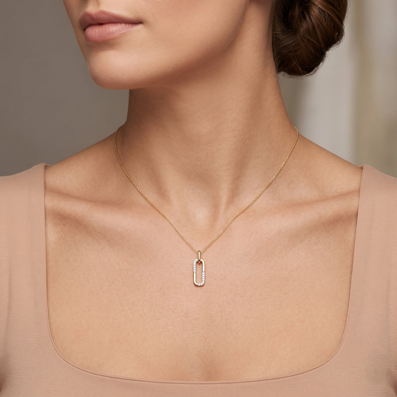 Link Lab Grown Diamond Pendant