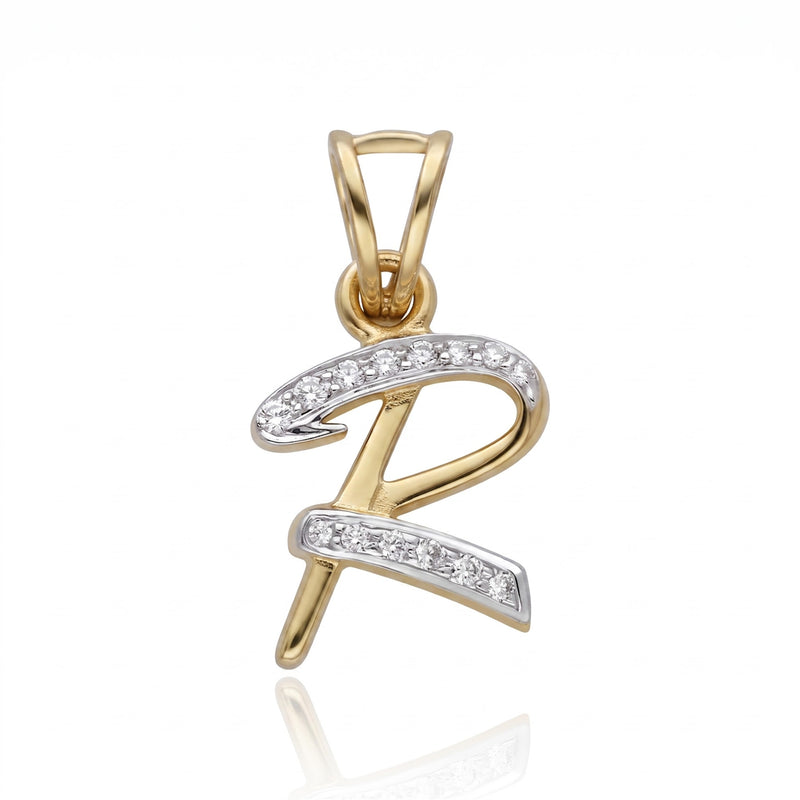 Signature "R" Lab Grown Diamond Pendant