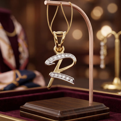 Signature "R" Lab Grown Diamond Pendant
