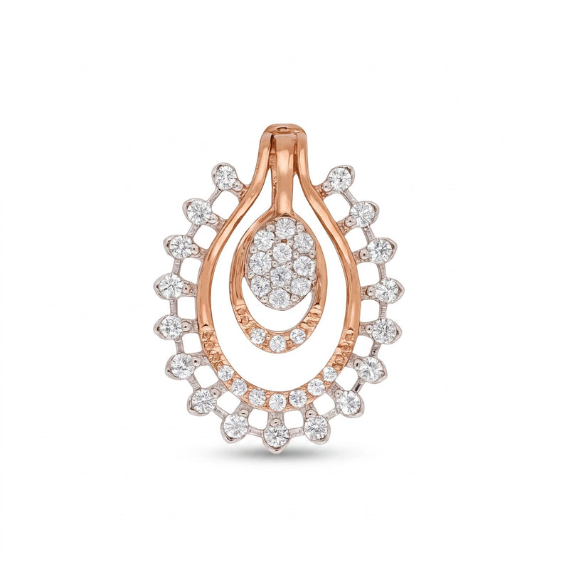 Serene Spark Tear Lab Grown Diamond Pendant