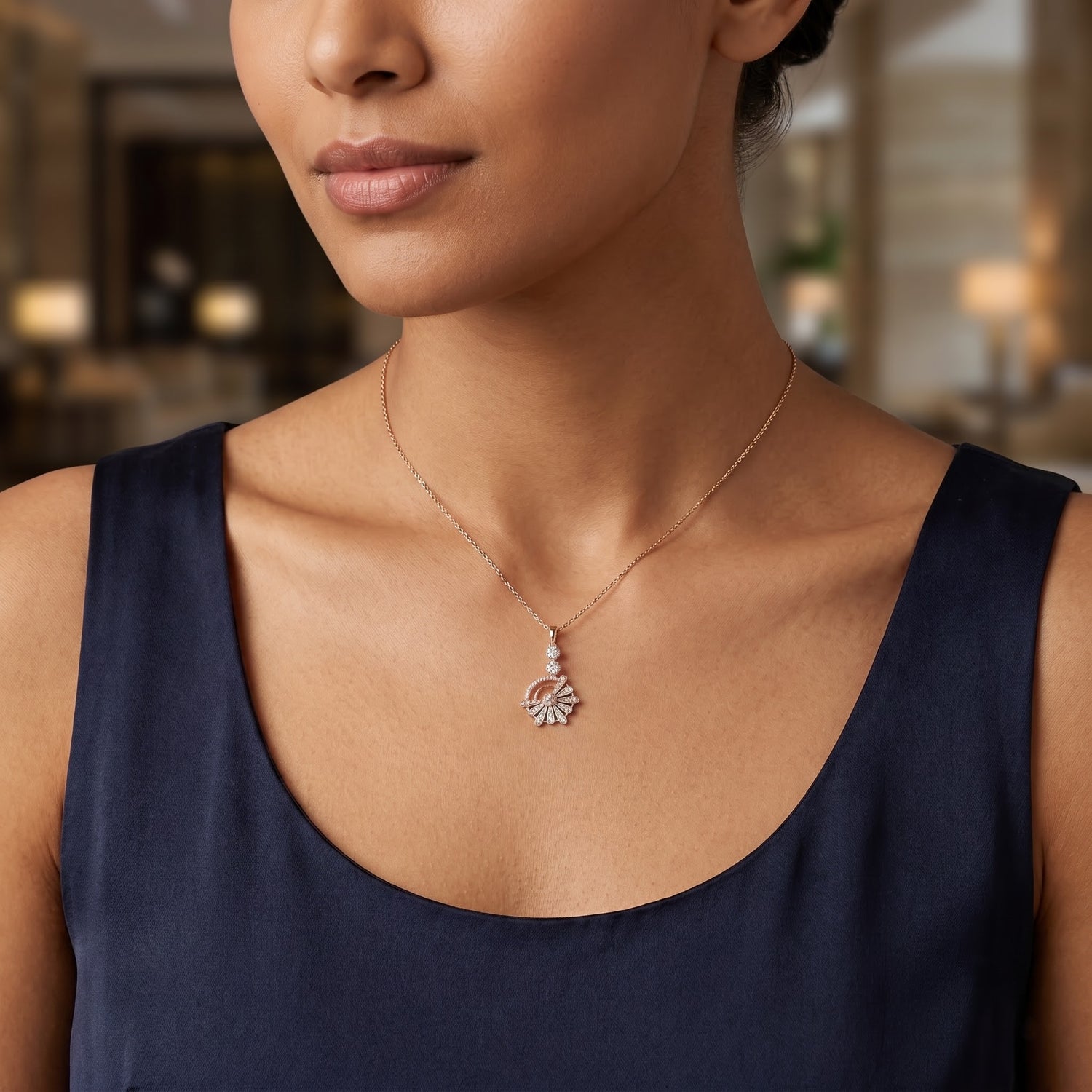 Glimmer Pulse Lab Grown Diamond Pendant