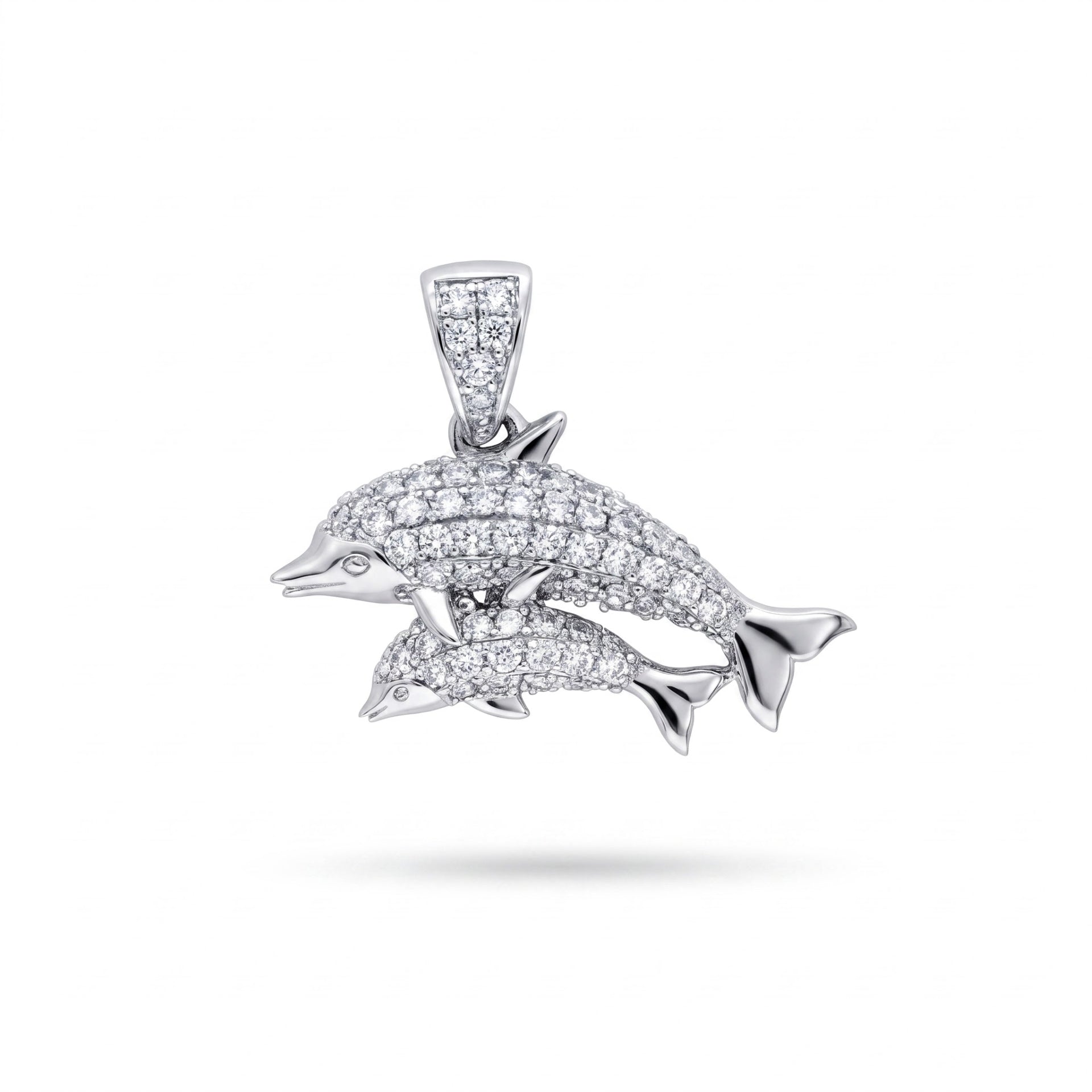 Dolphin Delight Lab Grown Diamond Pendant