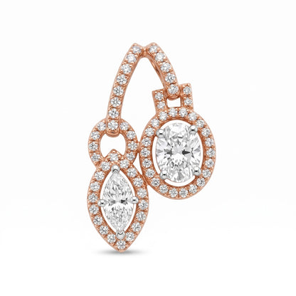Eclipse Echo Lab Grown Diamond Pendant