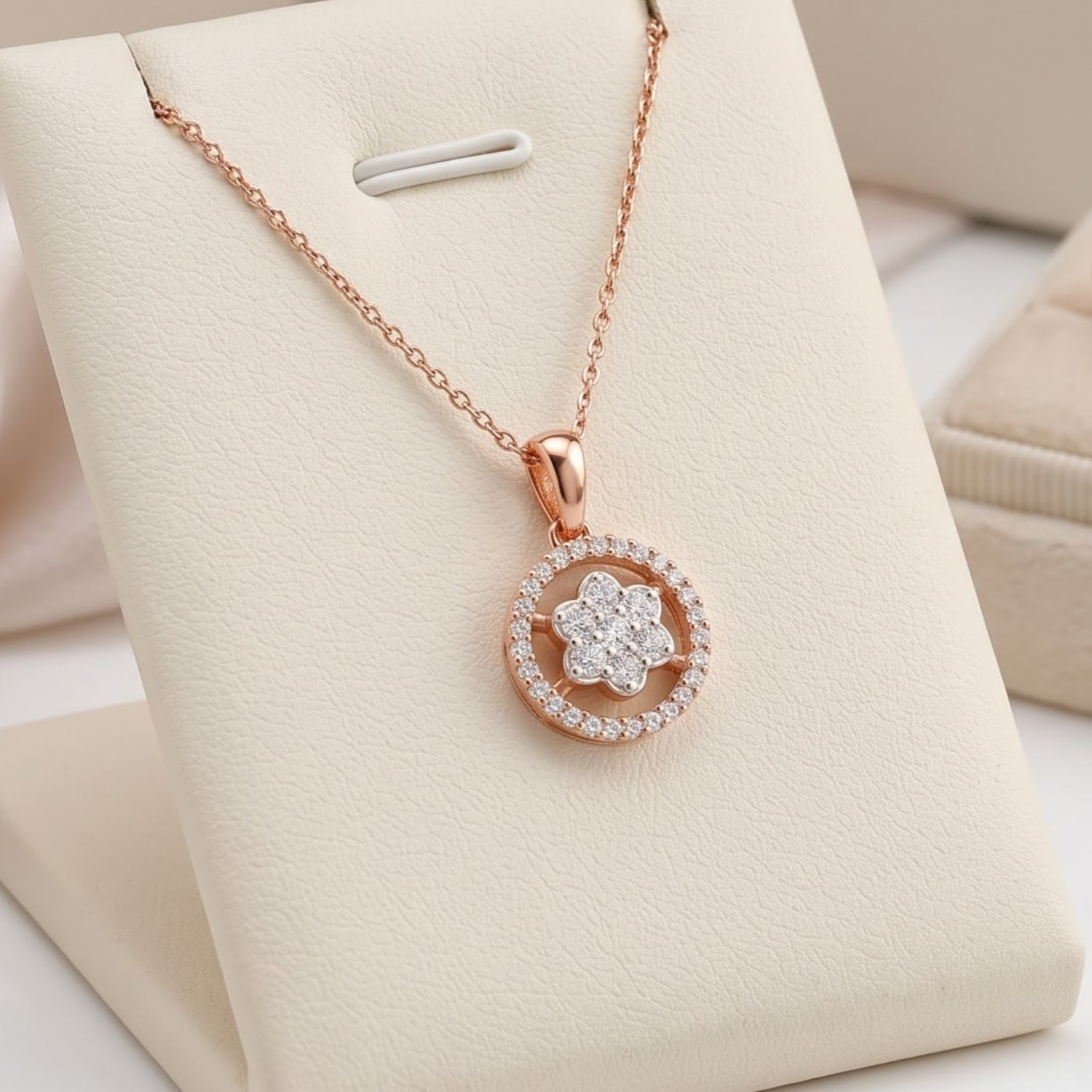 Eternal Spring Aura Lab Grown Diamond Pendant