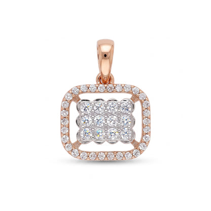 Brilliance Crest Halo Lab Grown Diamond Pendant