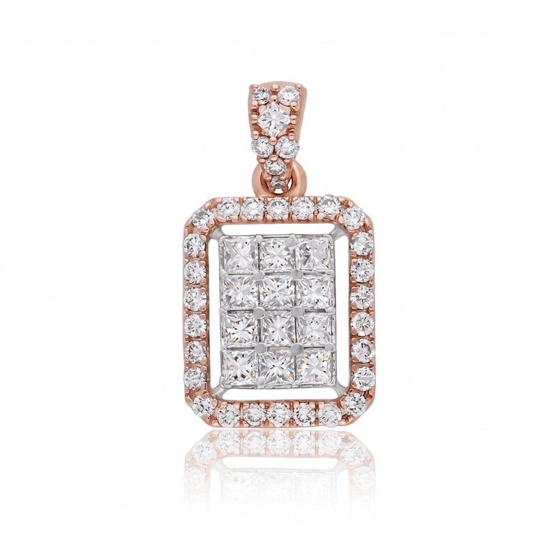 Glimmer Panel Lab Grown Diamond Pendant