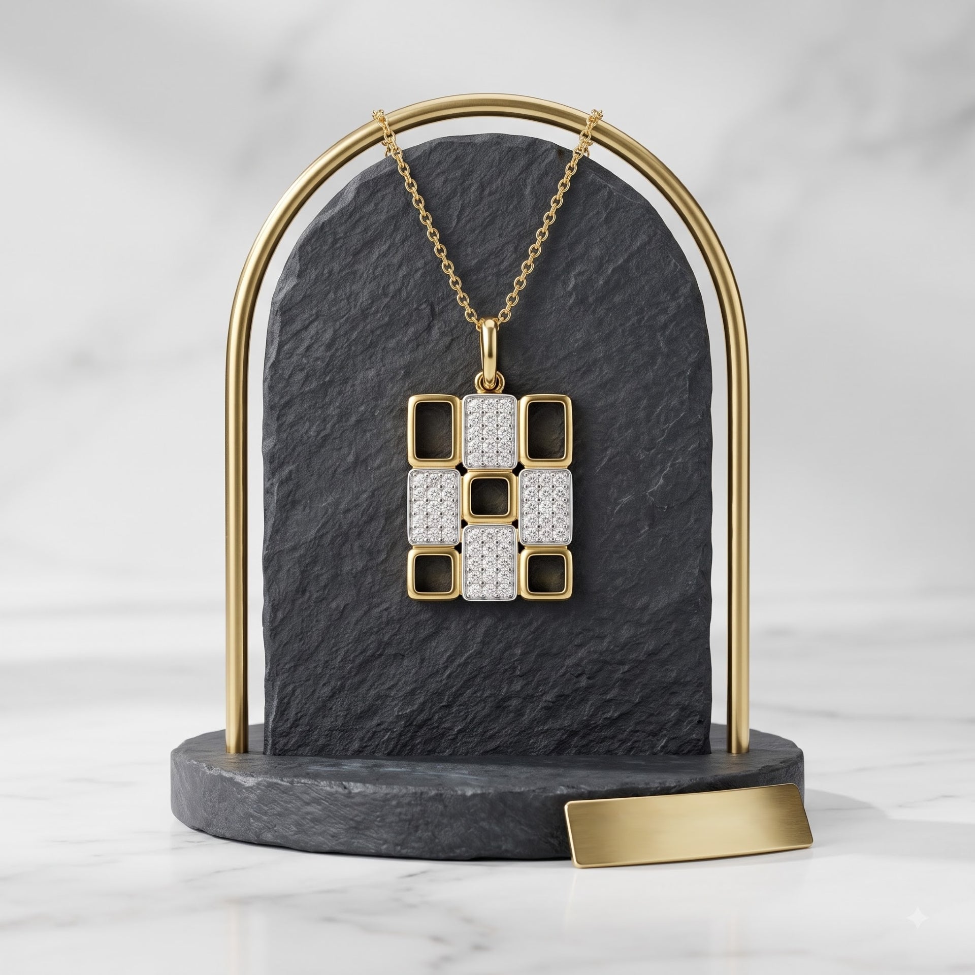 City Lights Matrix Lab Grown Diamond Pendant