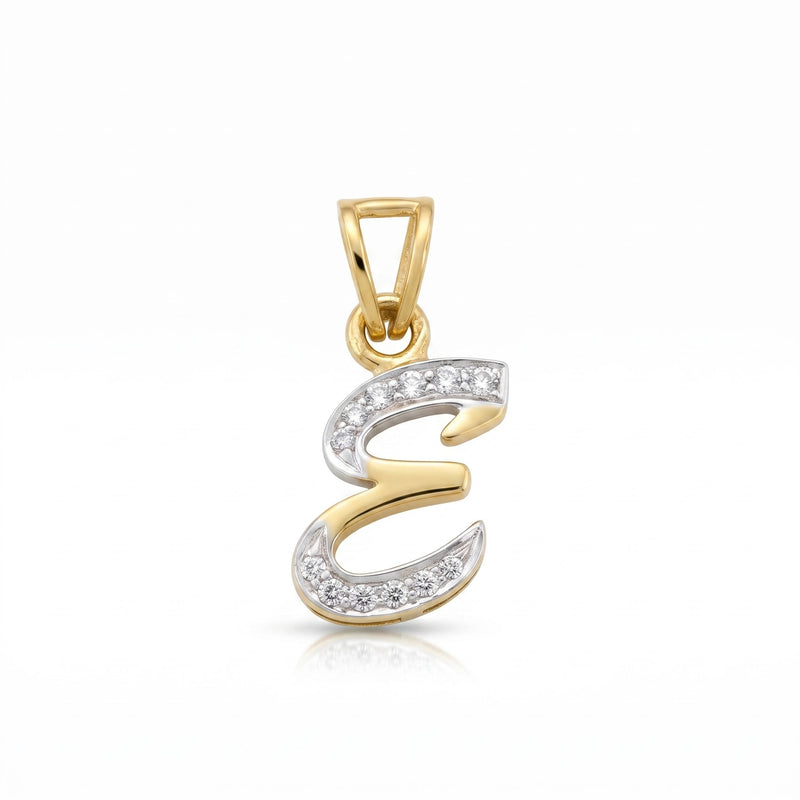 E-Initial Lab Grown Diamond Pendant