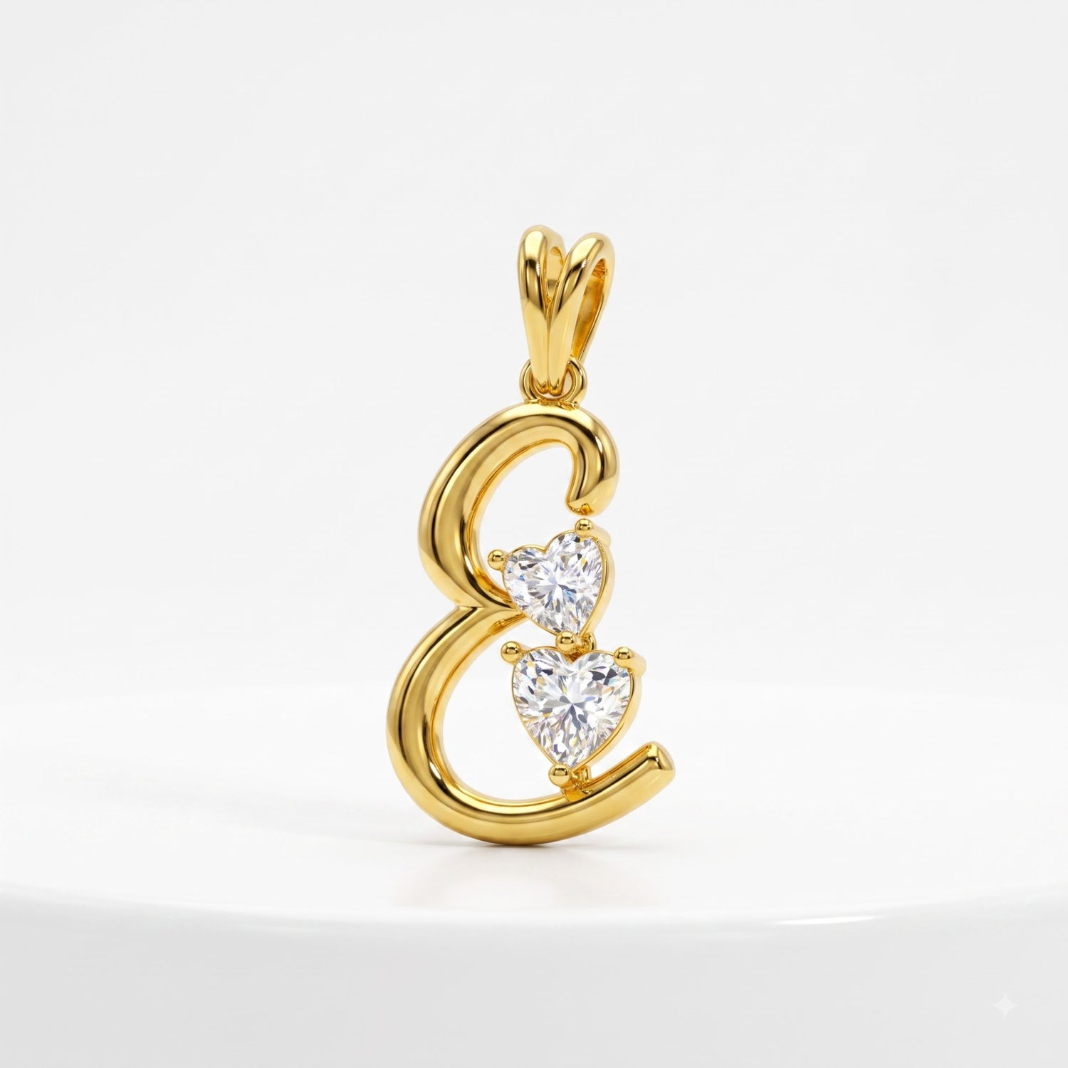 Essence Heart Lab Grown Diamond Pendant