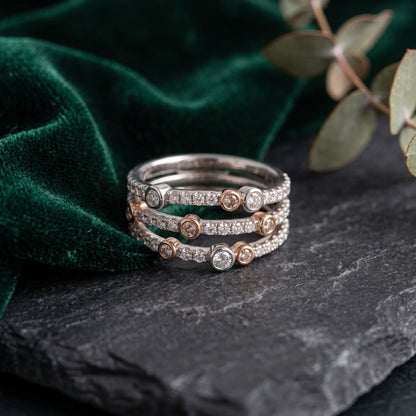 Celestial Trio Lab Grown Diamond Ring