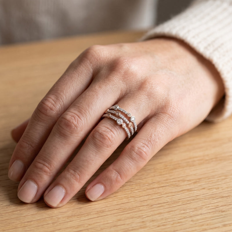 Celestial Trio Lab Grown Diamond Ring