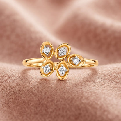 Geode Floret Lab Grown Diamond Ring