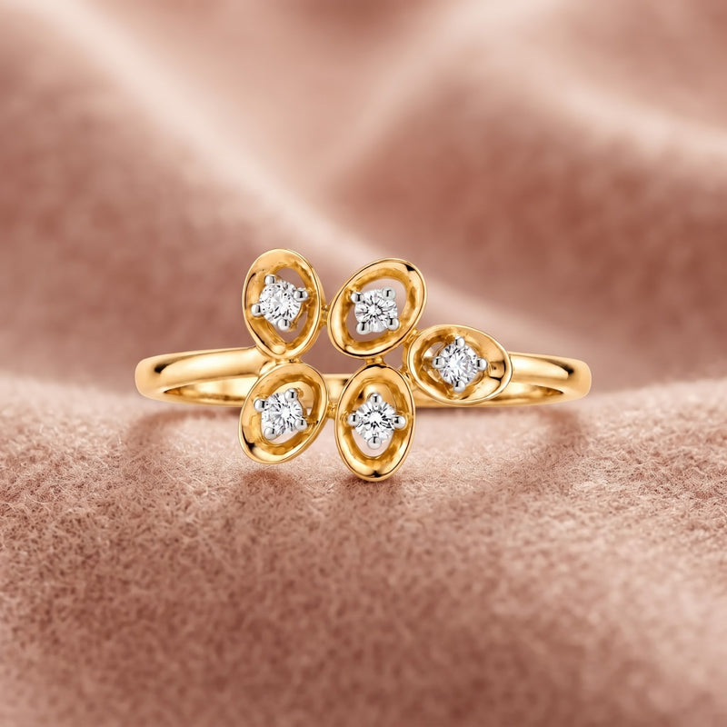 Geode Floret Lab Grown Diamond Ring