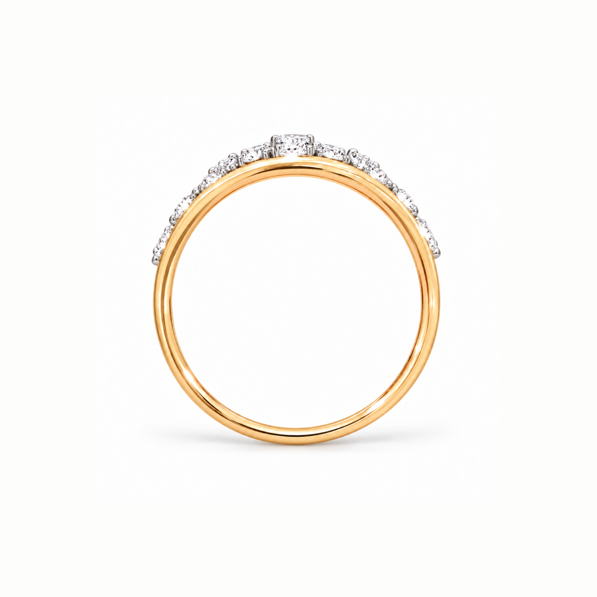 Floral Medallion Lab Grown Diamond Ring