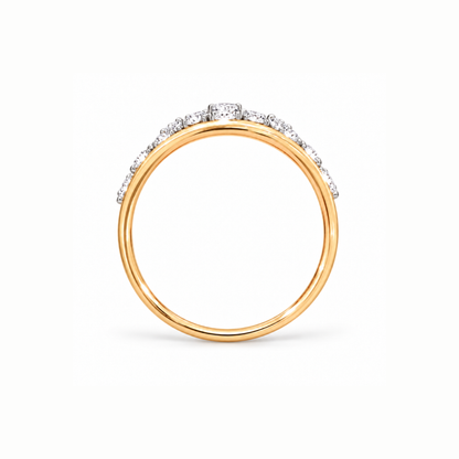 Floral Medallion Lab Grown Diamond Ring