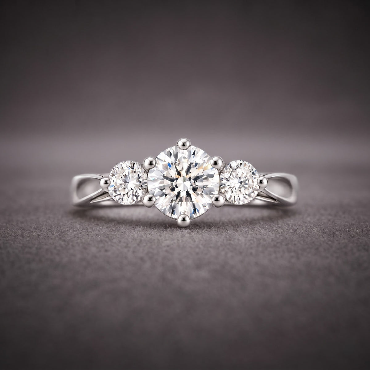 Tri-Meridian Lab Grown Diamond Ring