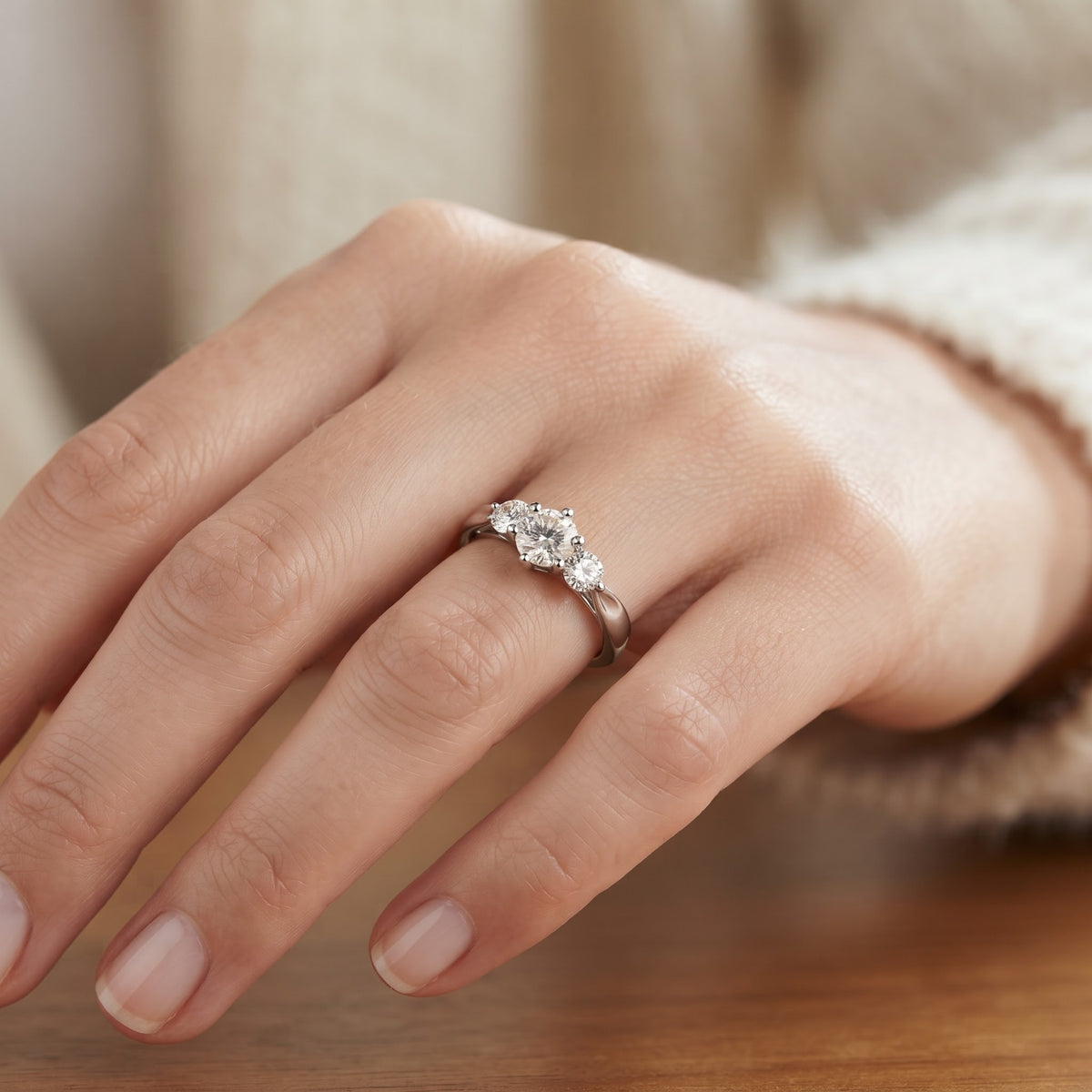 Tri-Meridian Lab Grown Diamond Ring