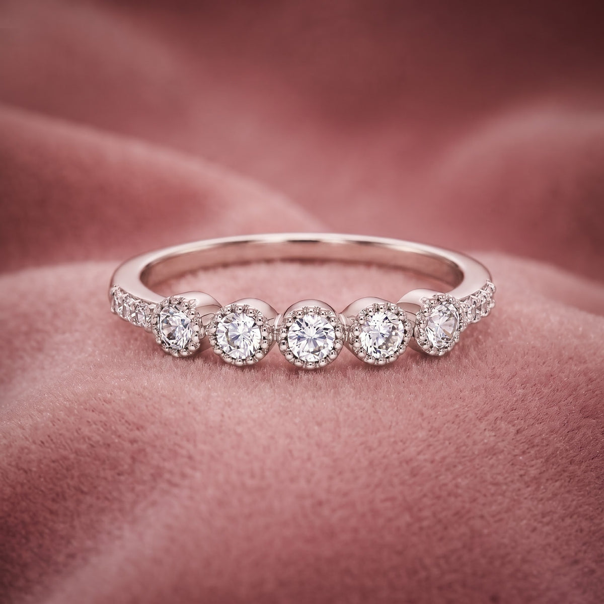Pentad Horizon Lab Grown Diamond Ring