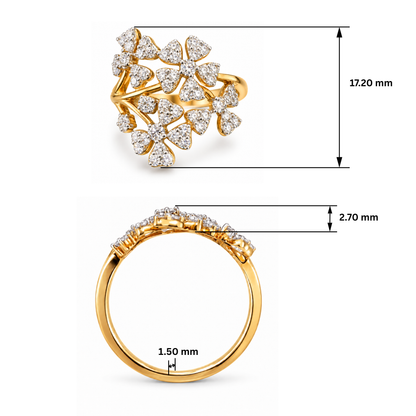 Canopy Floret Lab Grown Diamond Ring