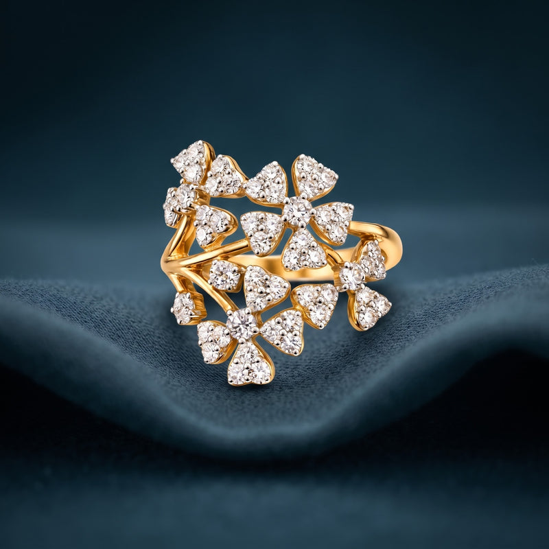 Canopy Floret Lab Grown Diamond Ring