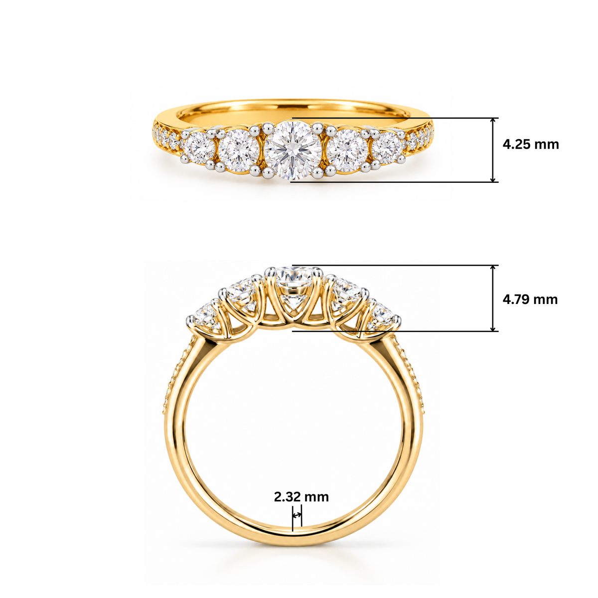 Elysian Sequence Lab Grown Diamond Ring