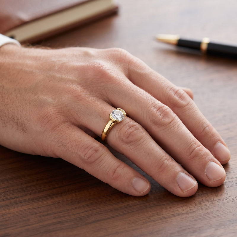 Parallel Luminary Lab Grown Diamond Ring