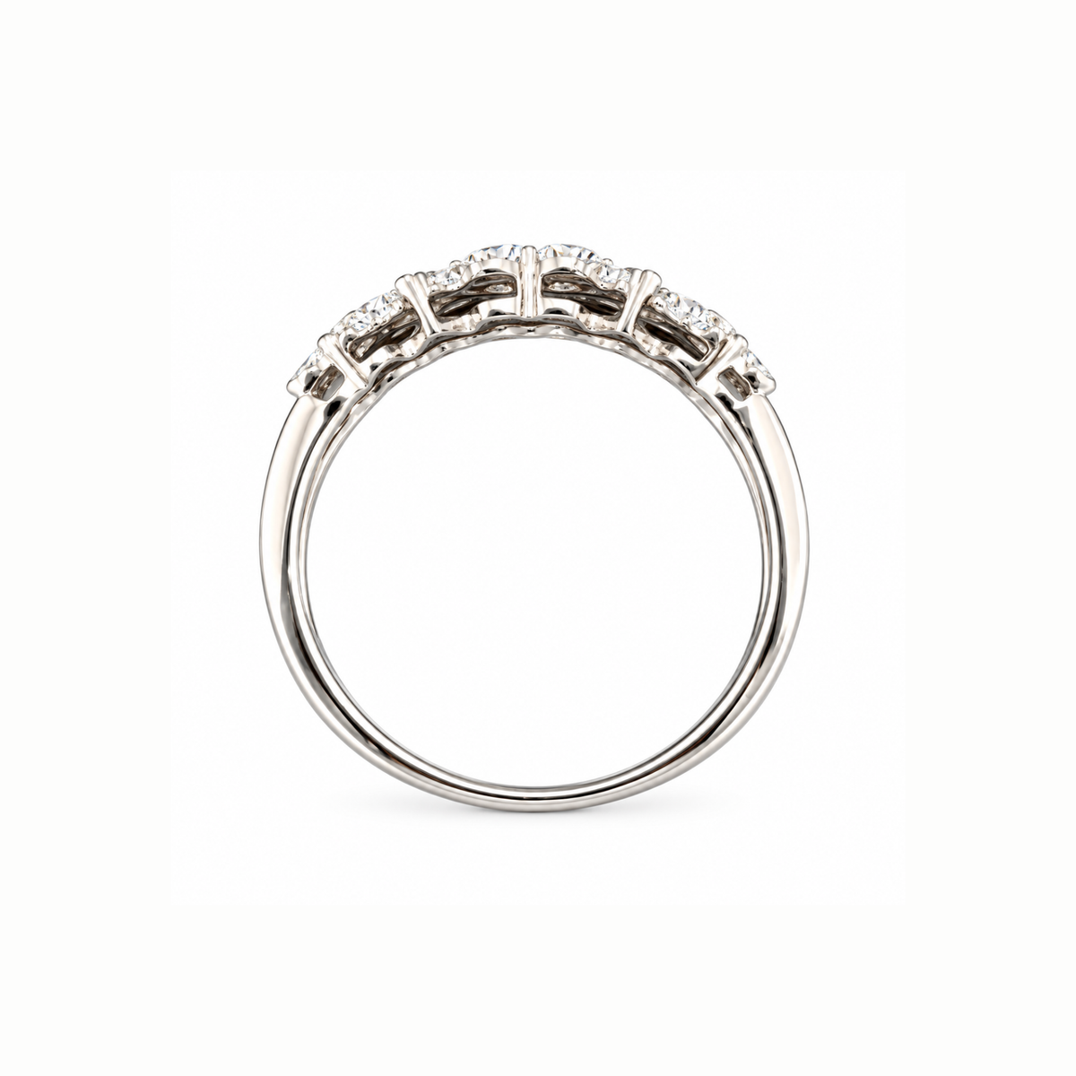 Heart Lattice Lab Grown Diamond Ring