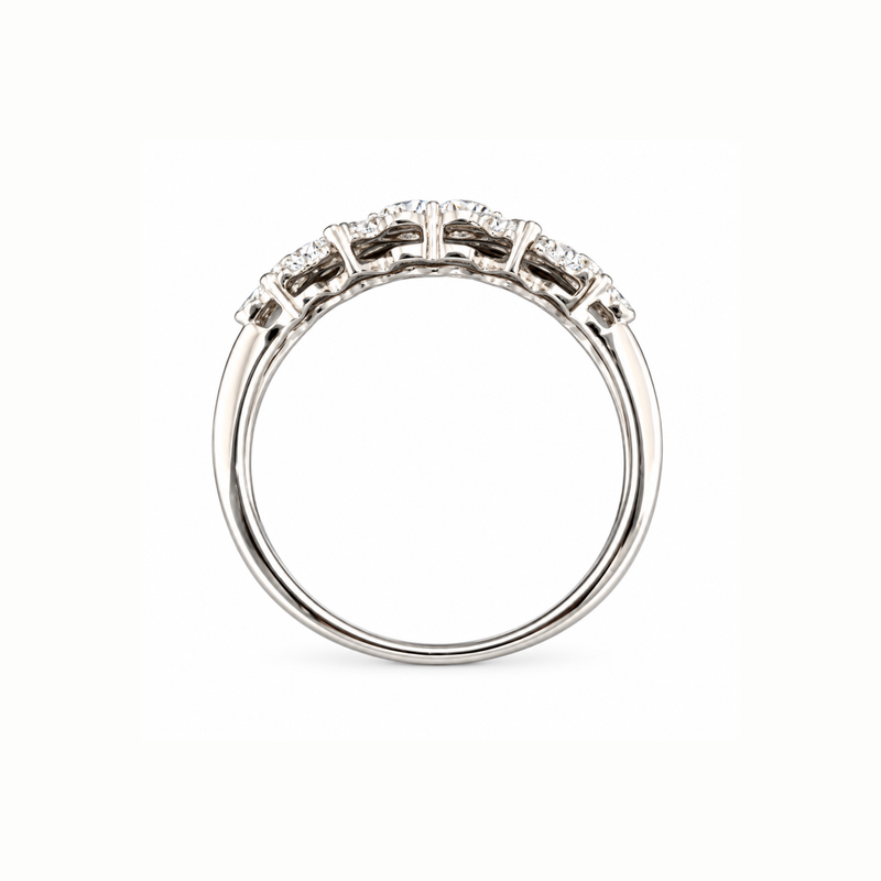 Heart Lattice Lab Grown Diamond Ring